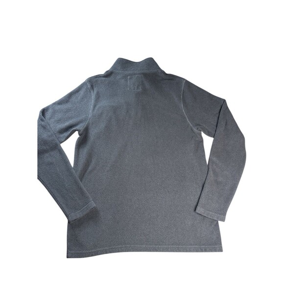 Free Fly Sweater Mens Medium Gray Snap Pullover Bamboo Fleece Long Sleeve - Picture 9 of 9